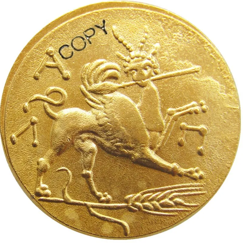 G(07)PANTIKAPAION в боспоре 340BC сертифицированная Золотая Античная греческая монета