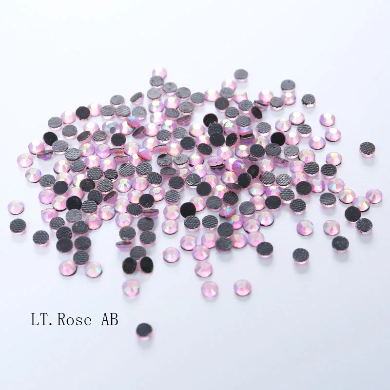 Стразы горячей фиксации с плоской задней поверхностью 1440 шт. LT.Rose AB DMC кристалл
