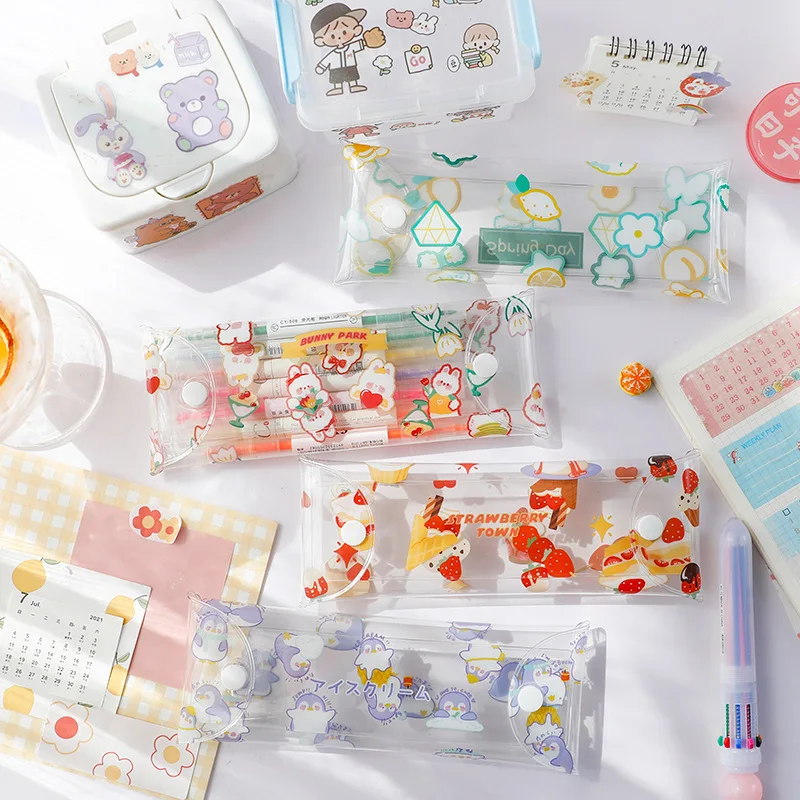 Прозрачный чехол для карандашей из ПВХ|Пеналы| |