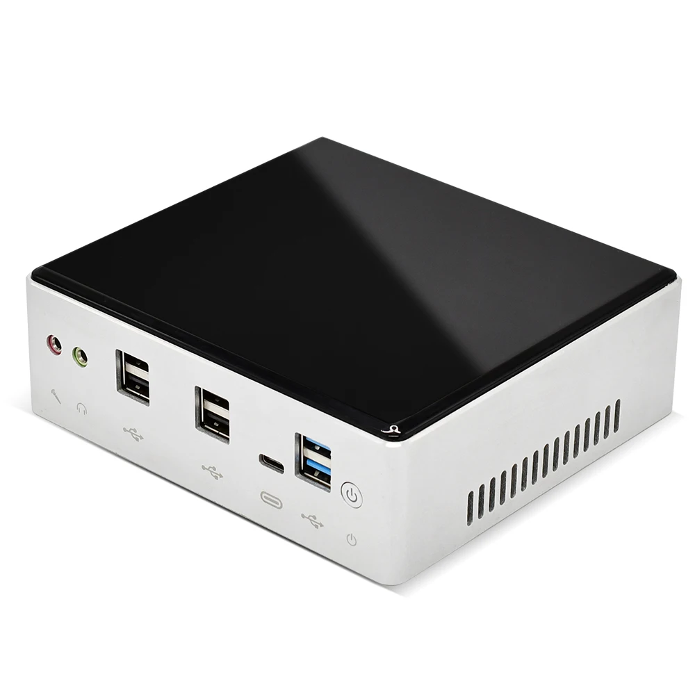 TOPTON Tiny NUC Intel i7-10510U i5 10310U Quad Core 2 * DDR4 M.2 NVMe MINI PC Win10 WiFi HD Slim Компьютер UHD Graphics 4K TV Box -