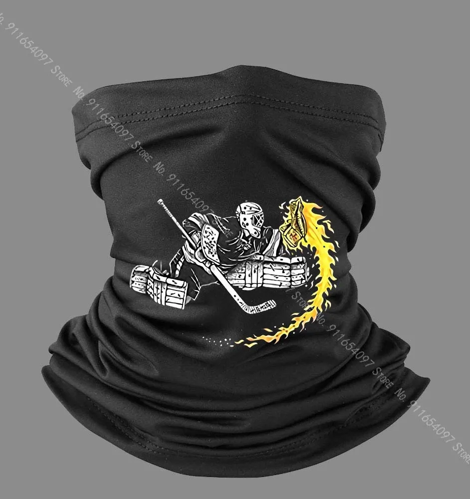 

Ice Hockey Goalie Glove On Fire Save Cot Scarf Bandana Neck Scarf Headscarf Bandana Mask Bandana Mask Bandana Scarf Man Scarf
