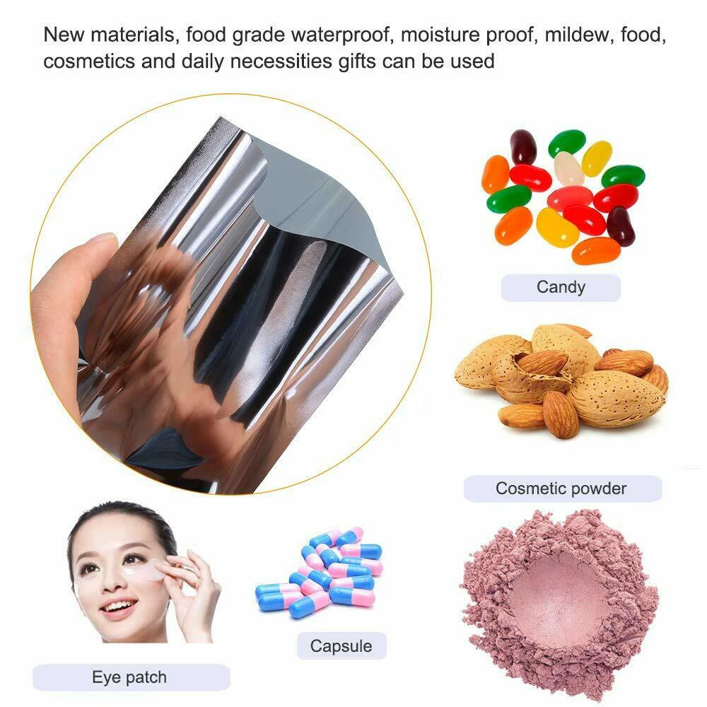 Dozzlor 100 шт вакуумные упаковочные пакеты для пищевых продуктов сумки из