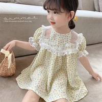 childrens korean floral dress baby princess dress toddler girl summer clothes 2022 flower girl dresses kids dresses for girls
