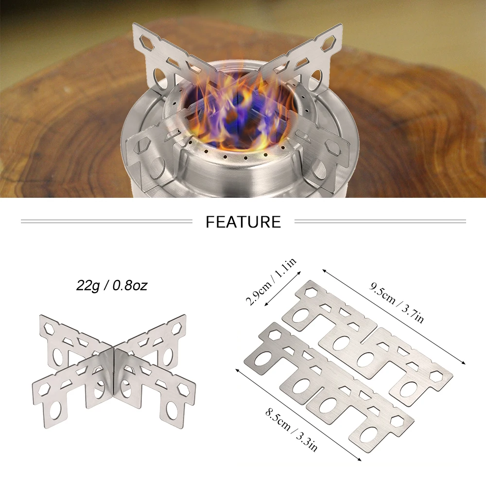 Подставка для спиртовой плиты титановая | Спорт и развлечения