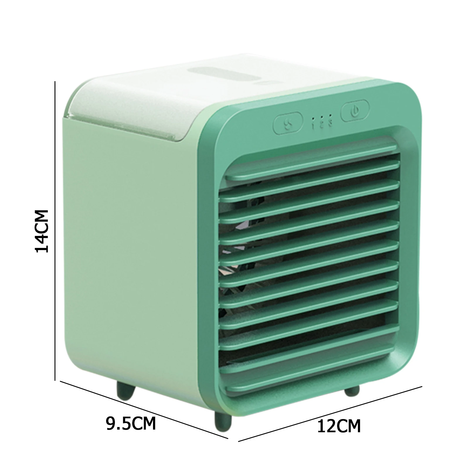 

Portable Air Conditioner Fan 3 Speed Adjustable Desktop Humidifier Air Cooler Summer USB Rechargeable Home Silent Electric Fan