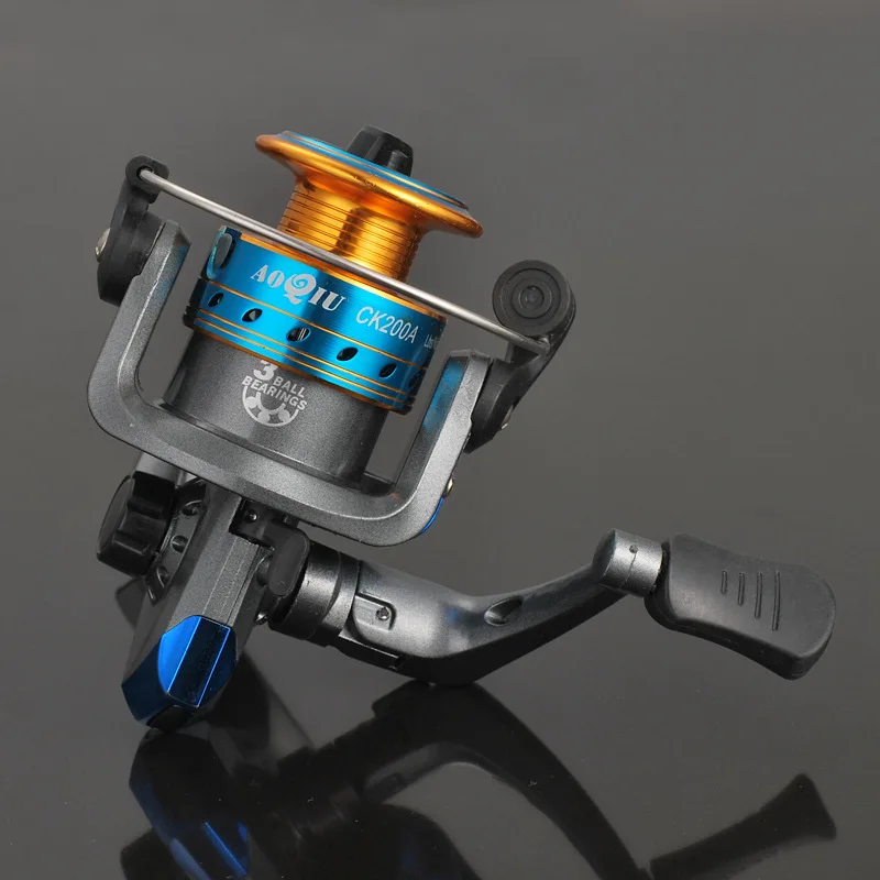 

200 type metal wire cup fishing reel spinning wheel rocky rod road sub-raft fishing sea rod reel fishing reel fishing gear