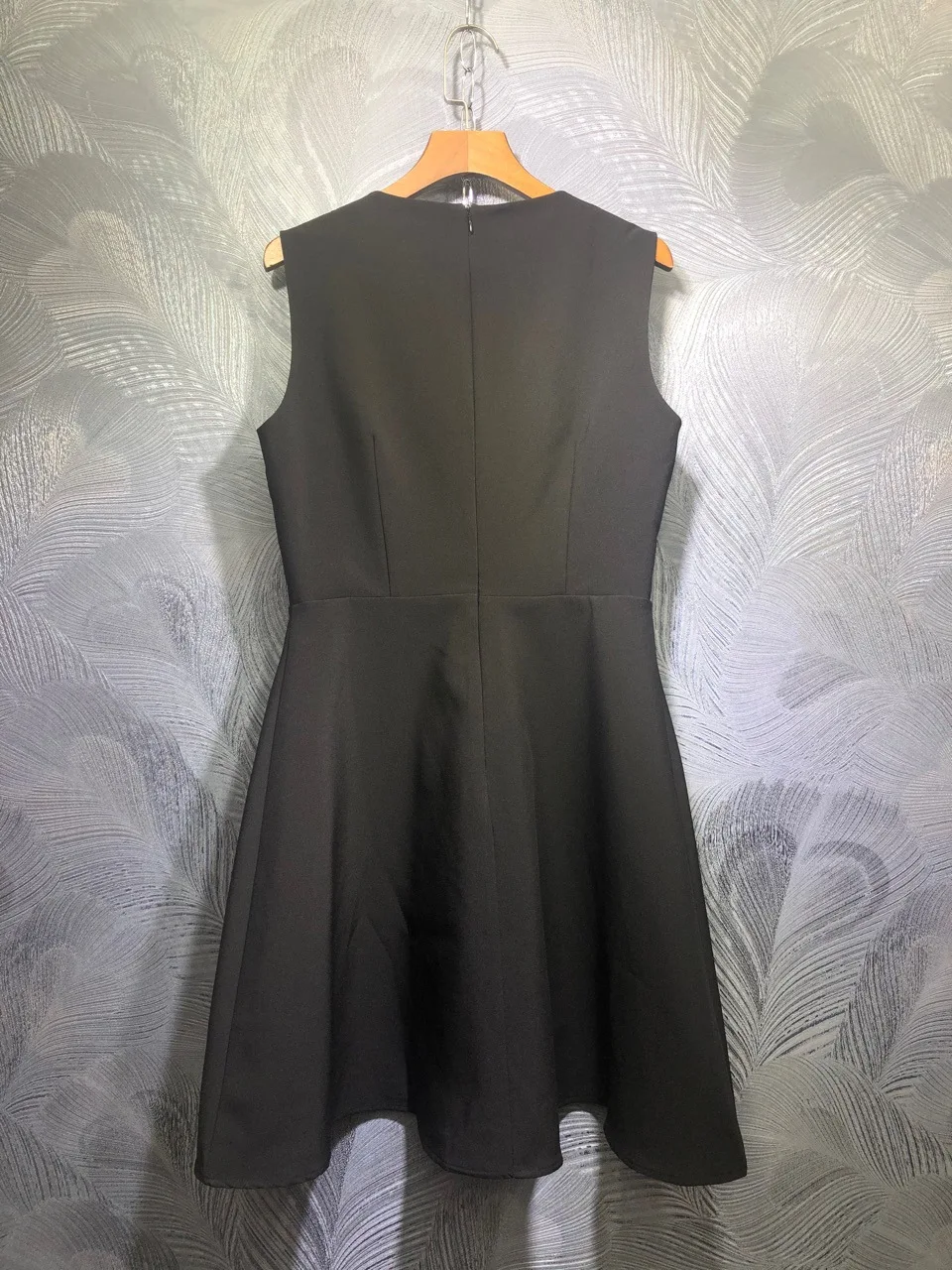 

2021 Summer runways women's high quality embroidery floral A-line Chicl elegant Sleeveless dress B534