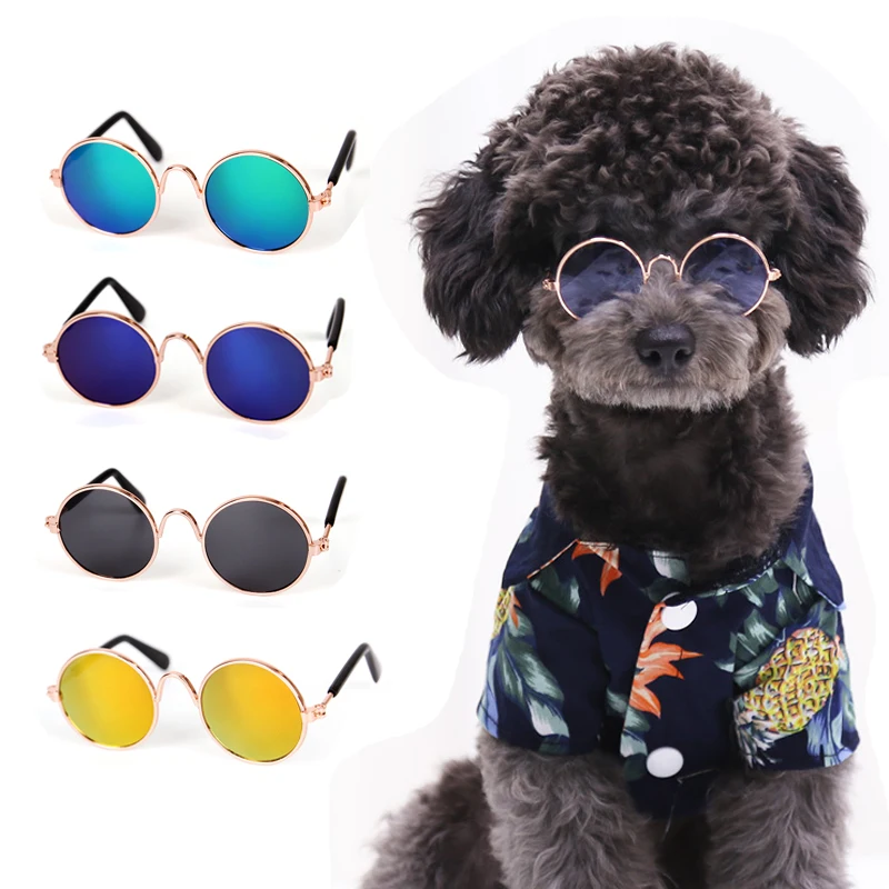 

Fashion Retro Pet Decoration Glasses for Dog Photograph Funny Cool 13 Colors Cat Puppy Accessories Sunglasses for Pet Dogs