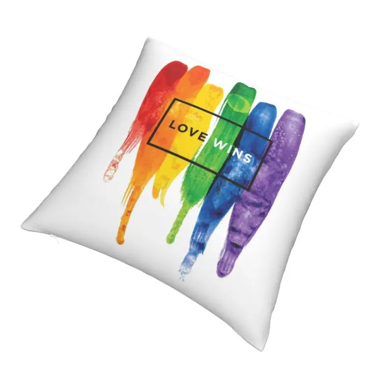 ЛГБТ Love Wins Радужная краска GLBT наволочка украшение лесбийские геи гордость для