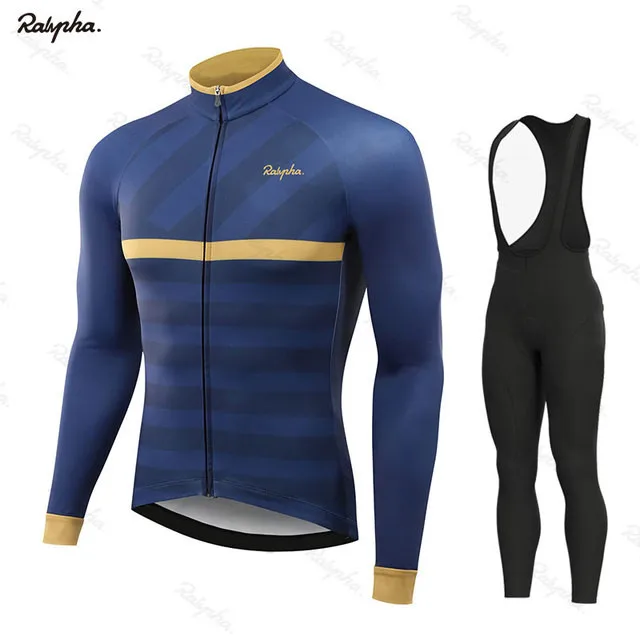 

Newest Ralvpha Autumn Cycling Jersey Set Long Sleeve MTB Bike Wear Clothes Bicycle Bike Clothing Ropa Mallot Ciclismo Hombre