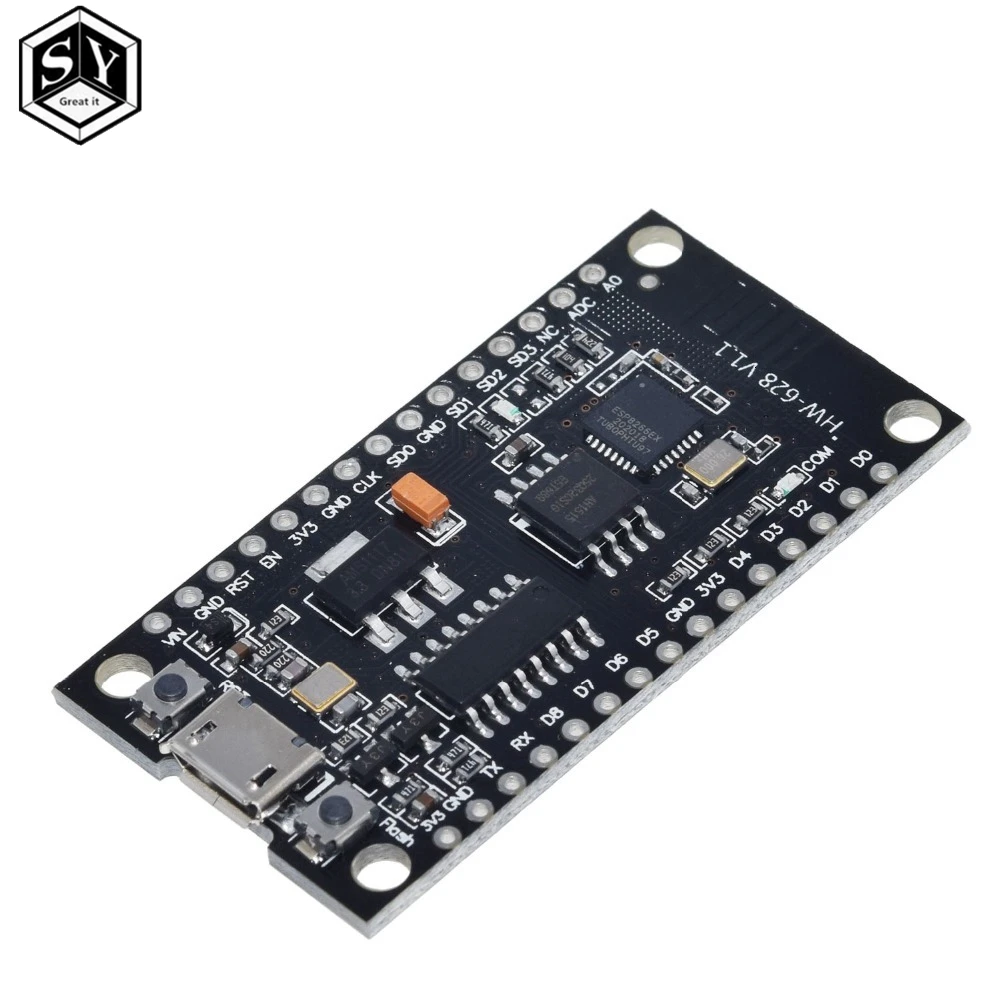 Модуль NodeMCU V3 Lua WIFI интеграция ESP8266 + Дополнительная память флэш-память 32 м