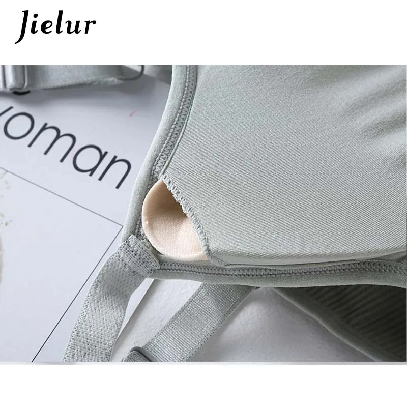 Jielur бюстгальтер тонкое нижнее белье для женщин без стального кольца девушек дна