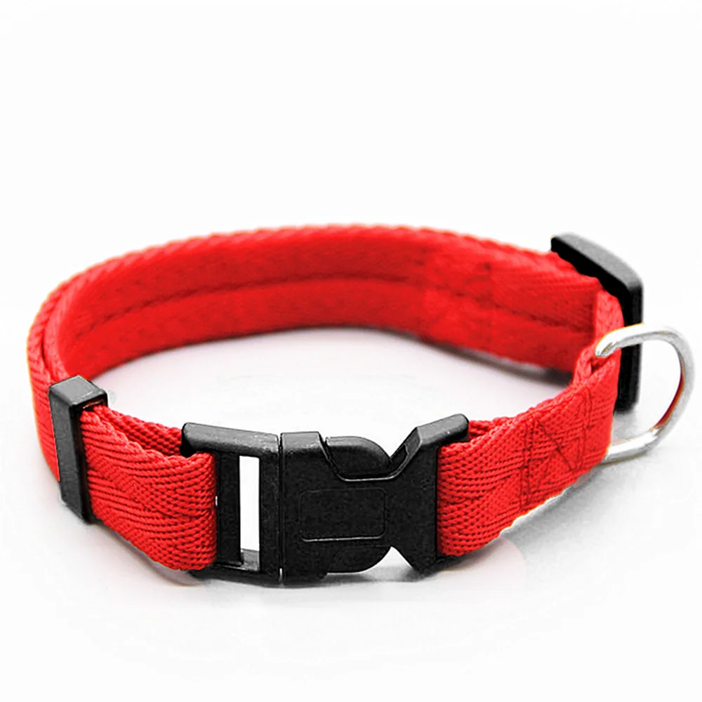 Dadugo Pet dog collar nylon adjustable clip buckle collars head size S/M/L/XL puppy large dropshipping | Дом и сад