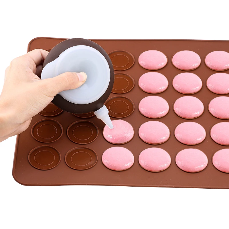 

Silicone Macaroon Pastry Oven Chocolate Mould Mat 30-Cavity DIY Cake Mold Baking Mat Useful Tools Cake Tools Bakeware