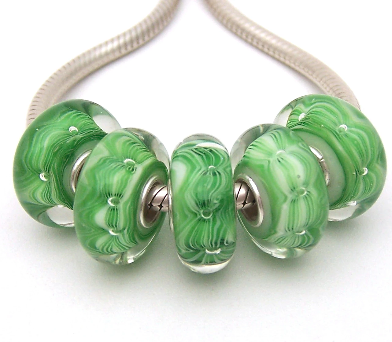 

XHYG1079 5X 100% Authenticity S925 Sterling Silver Beads Murano Glass beads Fit European Charms Bracelet diy jewelry Lampwork
