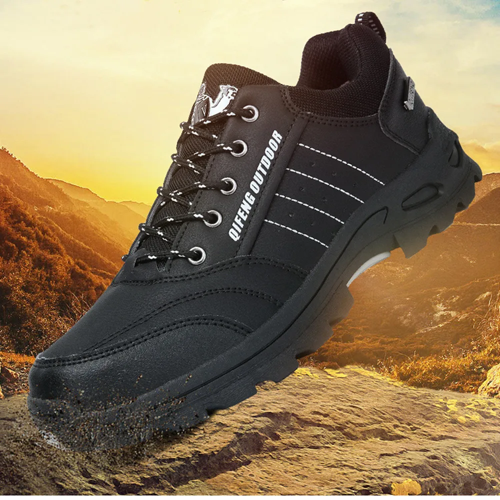 Кроссовки мужские и женские кожаные легкие дышащие водонепроницаемые