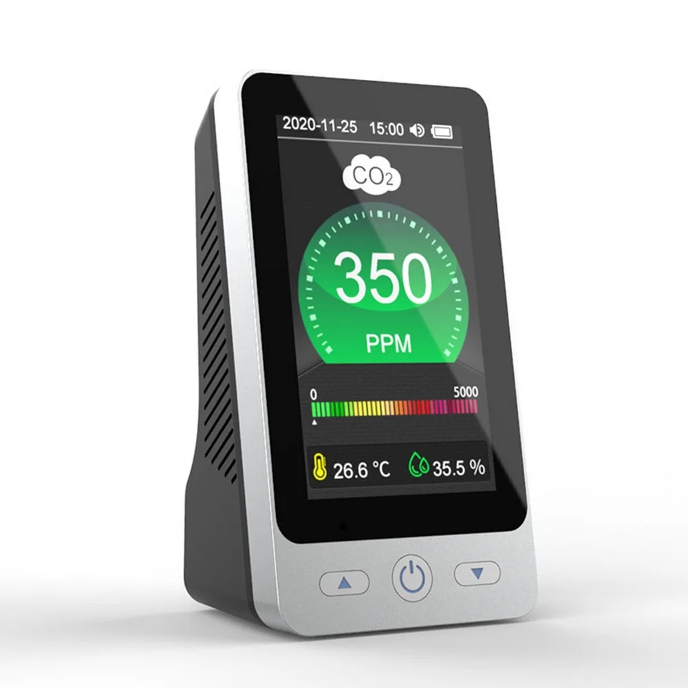 

Air Quality Monitor Analysis Temperature Sensor Carbon Dioxide Meter Precision Tester Domestic Indoor Air Pollution Detection