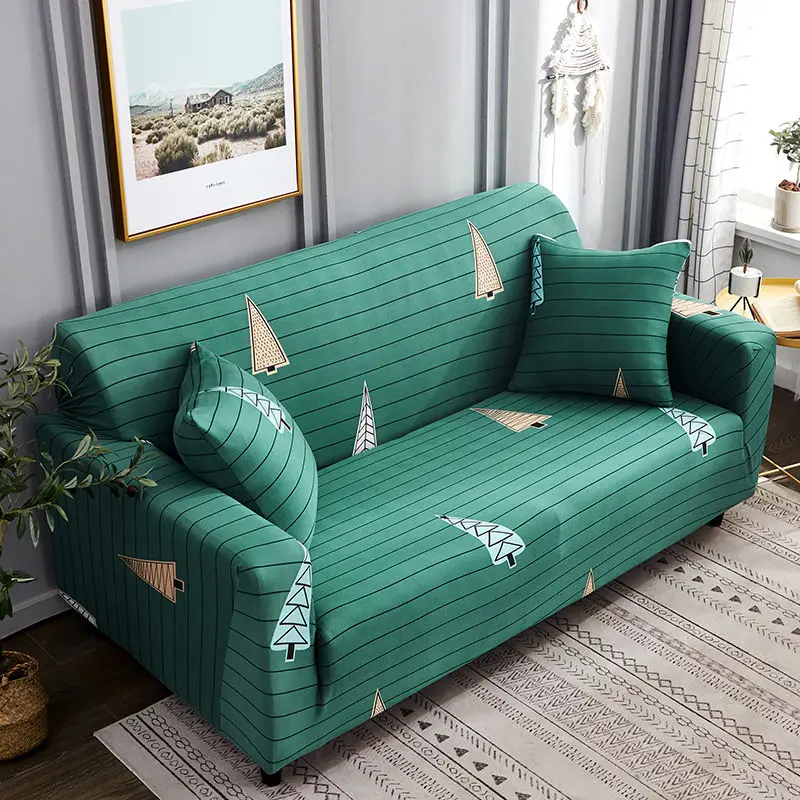 Эластичные разноцветные диванные чехлы покрывало стрейч для софы угловой формы