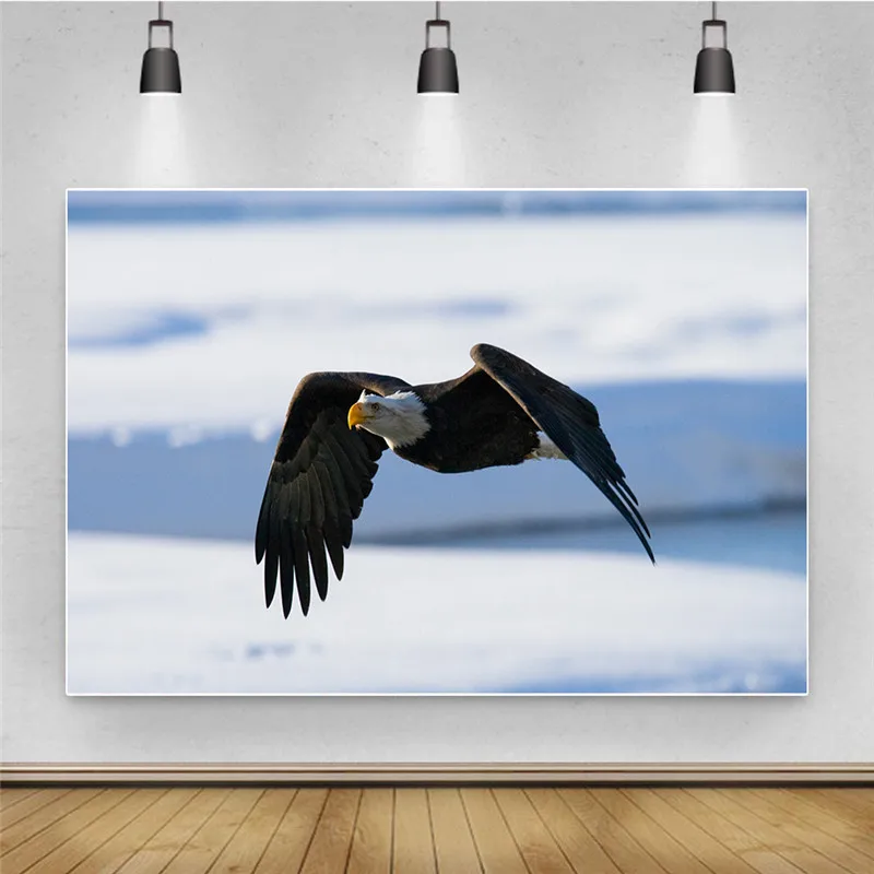 

Animals Photography 3D Eagle Printed Thin Vinyl Backdrops Photo Background Festival Birthday Party Decor for Photos Studio