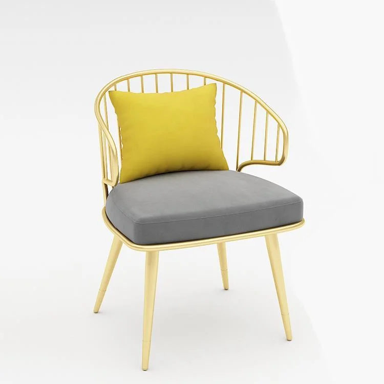 

Leisure chair balcony chair iron art fashion creative backrest chair simple modern stool