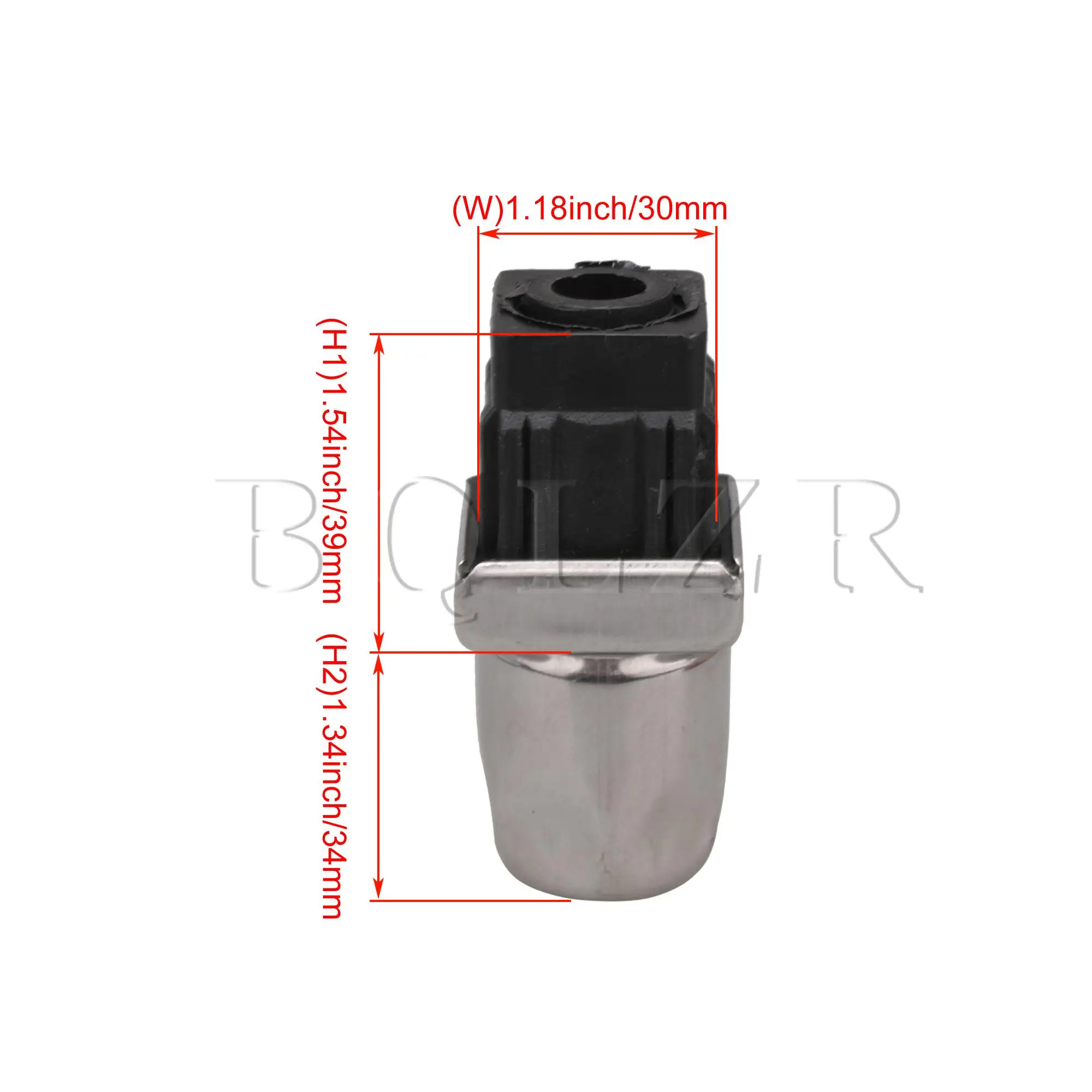 

BQLZR 4 Pieces Furniture Leg with 30x30mm Pipe Plug Adjusted Height 75mm-102mm