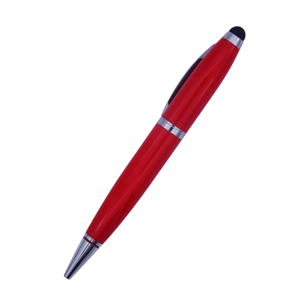 red usb 2.0 Более 10 шт. бесплатный логотип) USB флеш-накопитель 2,0 32 Гб 64 Гб металлическая ручка-накопитель красочная ручка для письма флеш-накопитель карта памяти - Цвет: red usb 2.0