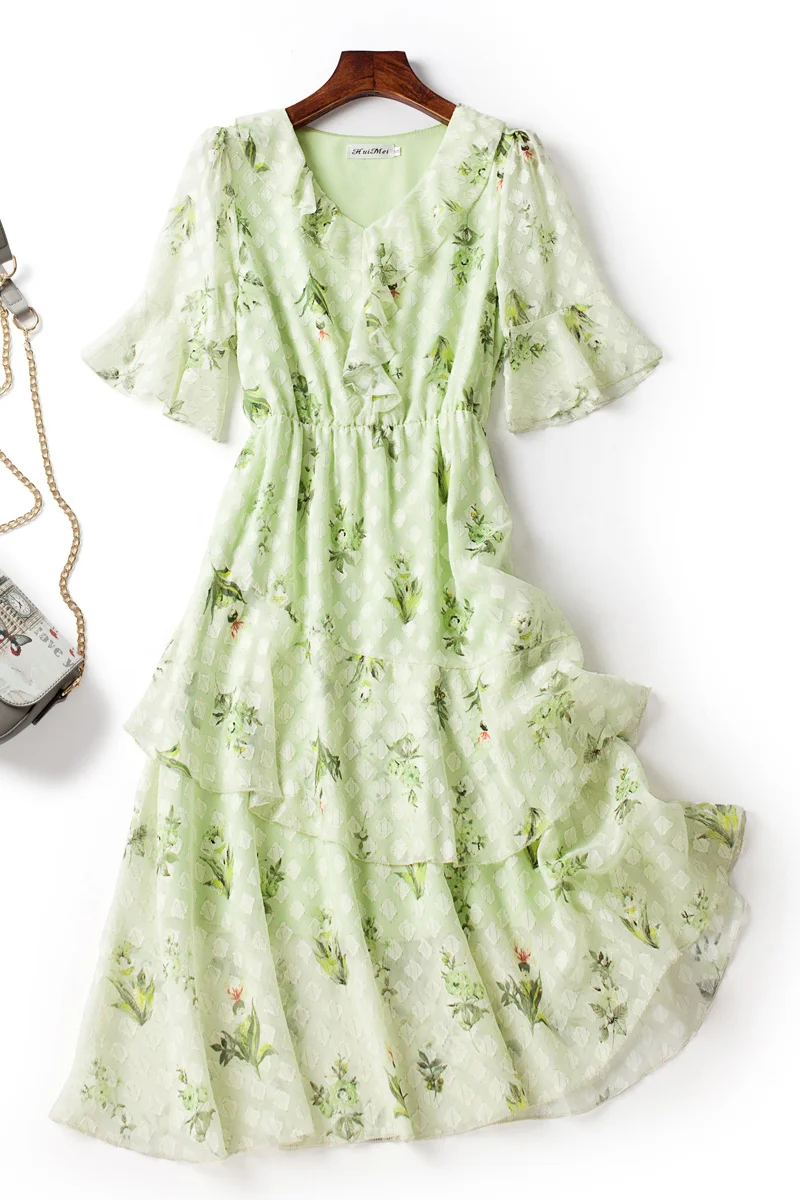 

Can Sweet Floral Dress Fairy Super Fairy Sen Department 2021 Little Flower Dress Small Fresh Summer New