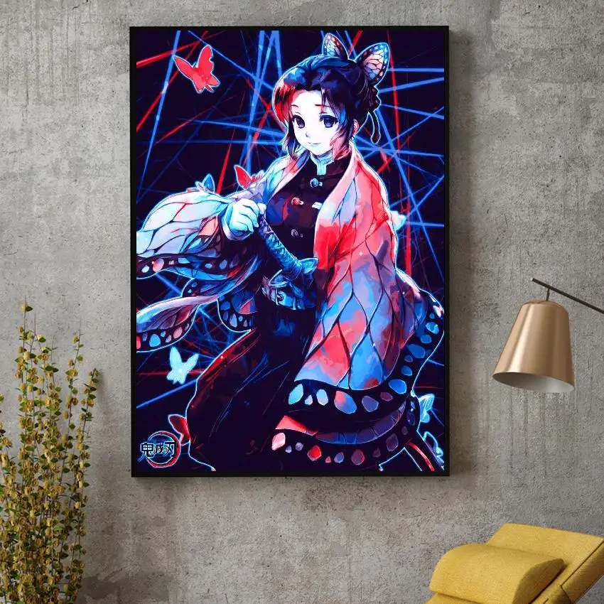 

Shinobu Kochou Shinobu Art Canvas Poster Home Decor Painting No Frame