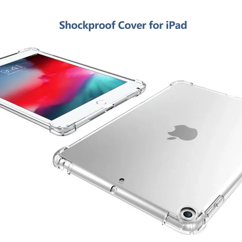 

Reilim tablet case For iPad Pro 11 12.9 (2020) Case Soft Ultra Slim TPU Back Protective Clear Cover