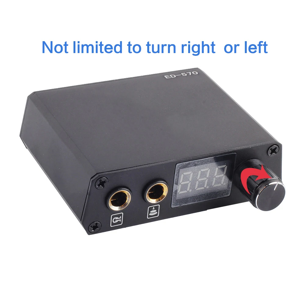 

LED Display Tattoo Power Transformer Voltage Regulator Tattoo Accessories Power Supply Black Semi-permanent Makeup Tools Supply