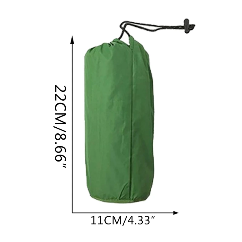 

Camping Sleeping Pad Nylon TPU Portable Inflatable Moisture-proof Air Mattress Ultralight Outdoor Picnic Sleeping Mat with