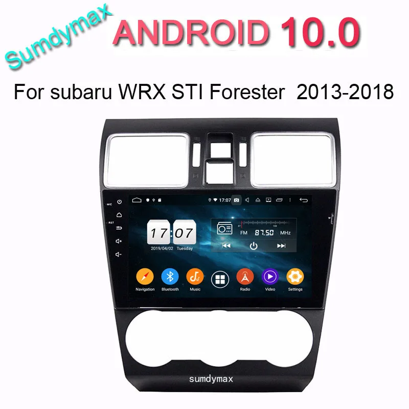 Автомобильный dvd плеер с восьмиядерным процессором ОЗУ 4 Гб android 10 для subaru WRX XV forester