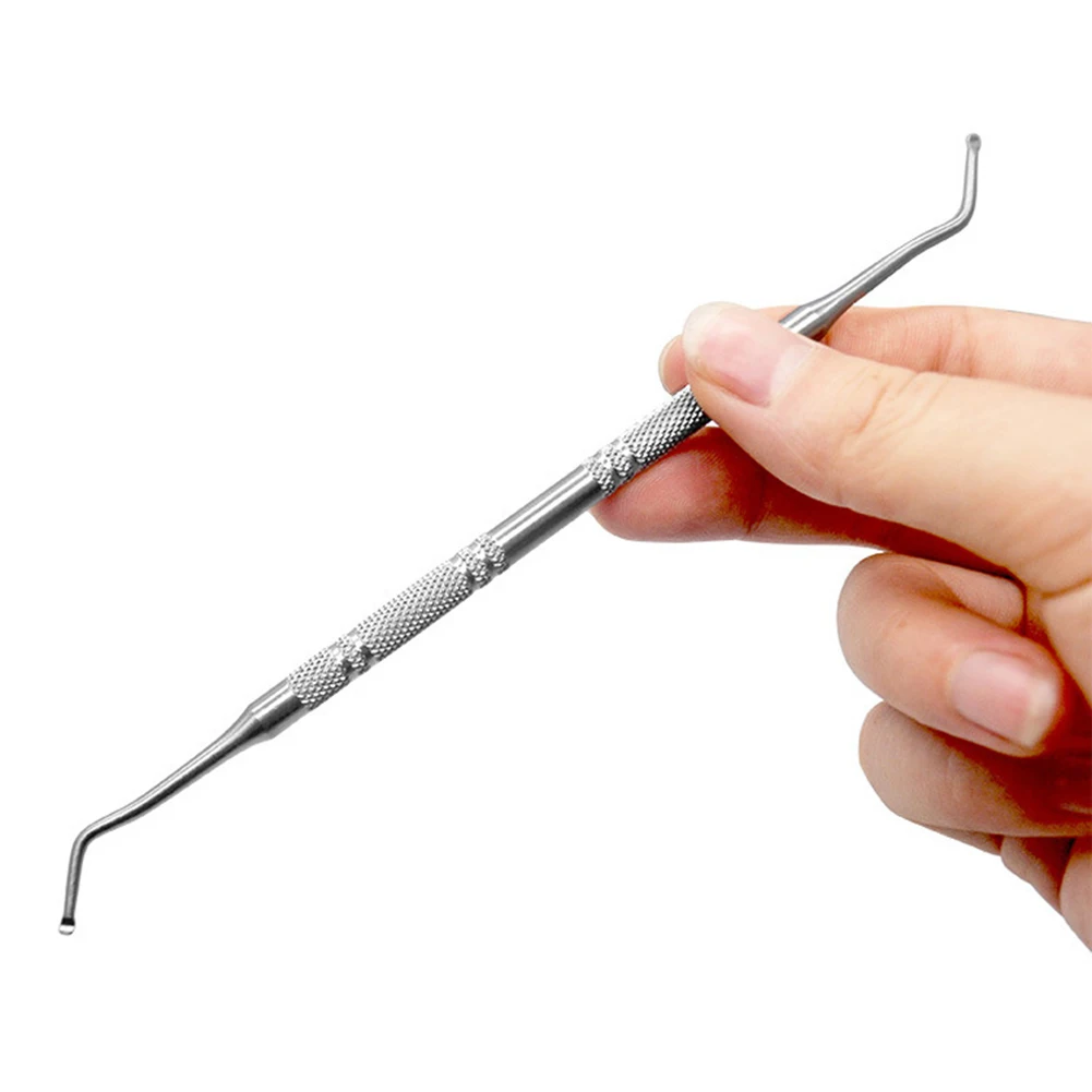 Dual End Nail Toenails Lifter Stainless Steel Hook File Clean Pedicure Tool Foot Care | Красота и здоровье