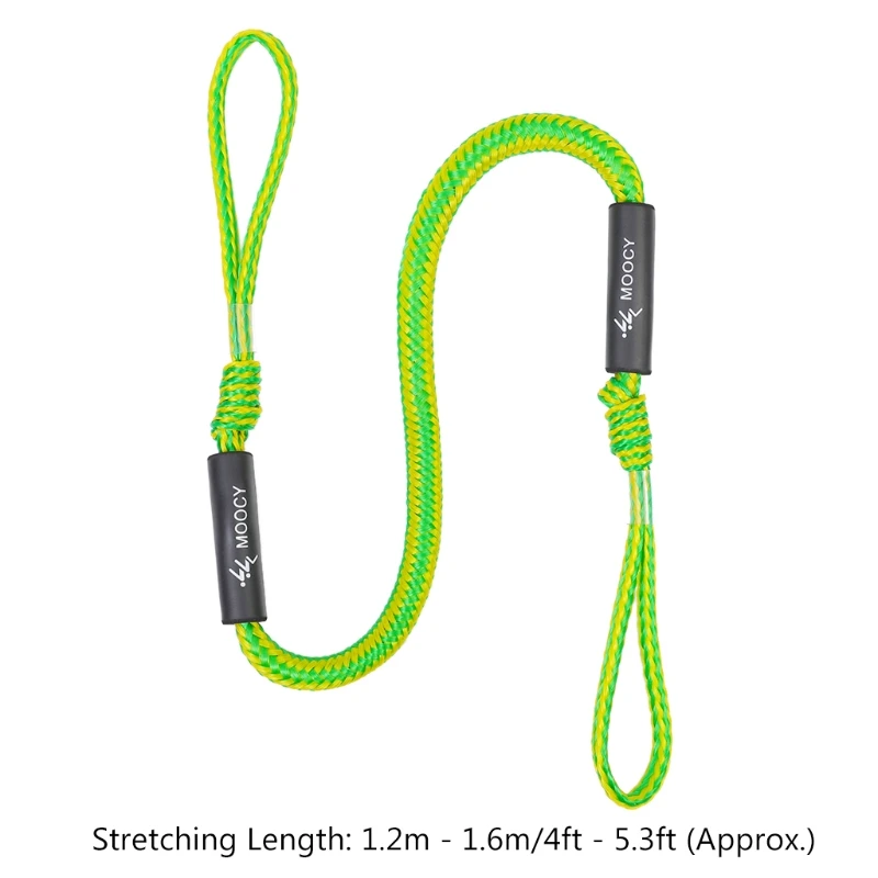 

2pcs Bungee Dock Lines Stretchable Bungee Cords Line for Jet Ski Kayak Boat 87HF