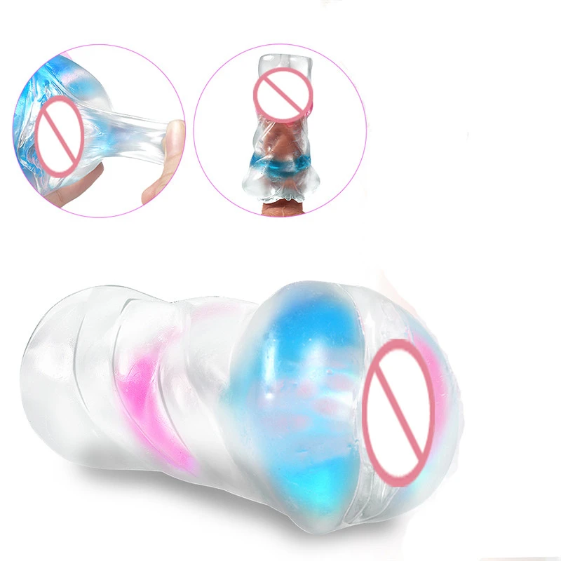 Секс игрушка для Для мужчин мягкая киска игрушки прозрачная искусственная