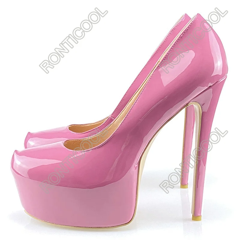 Женские туфли лодочки на платформе с круглым носком|Женские туфли| |