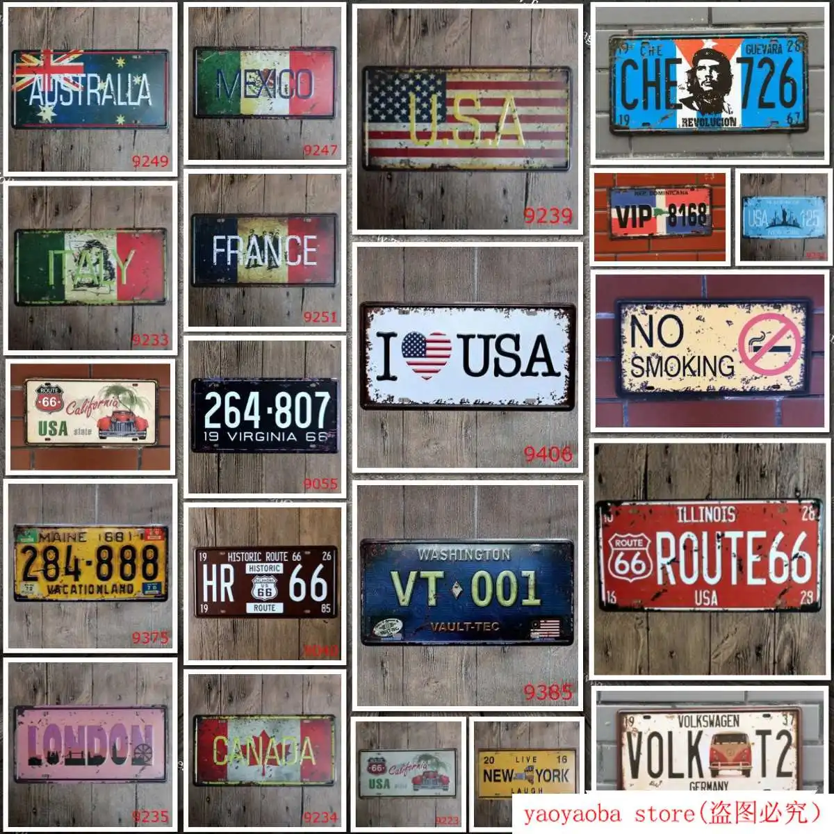 Декор для стен дома металлический постер Техас США винтажный искусственный