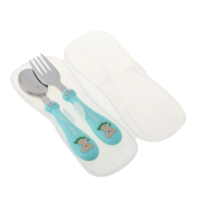 Бесплатная доставка 2 шт. детская безопасная посуда из нержавеющей