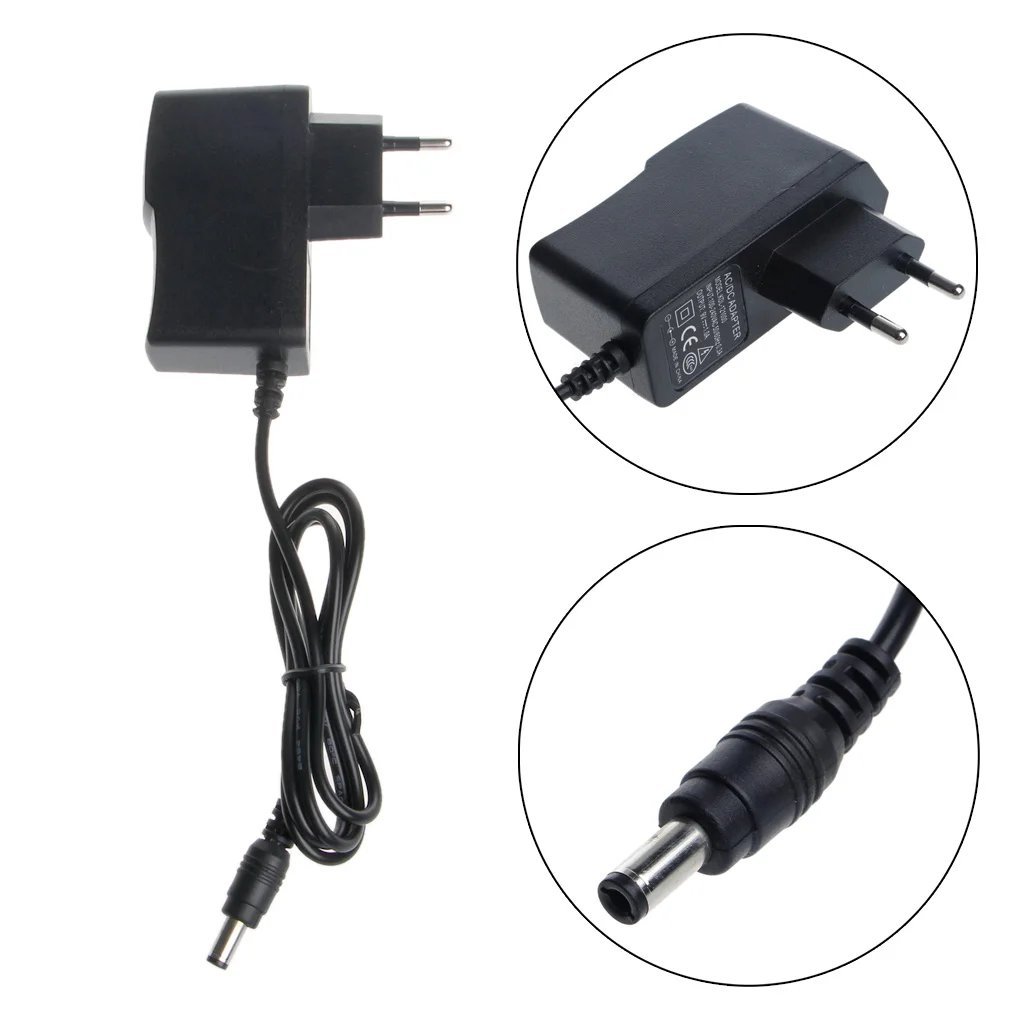 AC 100-240V to DC 9V 1A 1000mA импульсный источник питания адаптер вилка европейского