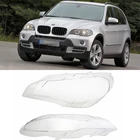 Автомобильная прозрачная накладка на объектив, сменная накладка на переднюю фару, накладка на передсветильник фару для BMW X5 E70 2007-2013