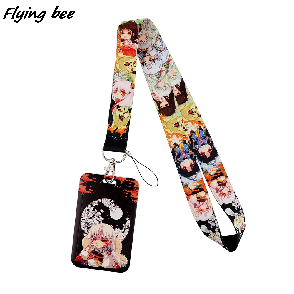 

Flyingbee X2042 Anime Lanyard Card Holder Students Fans Hanging Neck Mobile Phone Lanyard Badge Subway Access Card Holder