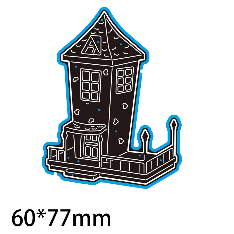 

Cutting Dies Halloween Atmosphere House Metal Carbon Embosse DIY Album Paper Scrapbooking Cards Postcards Handmade