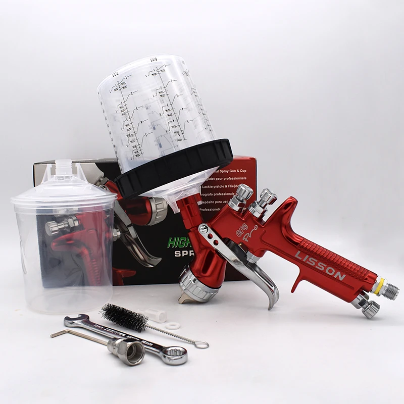 Профессиональный пистолет распылитель gfg red HVLP автомобильный краскопульт 1 3 мм