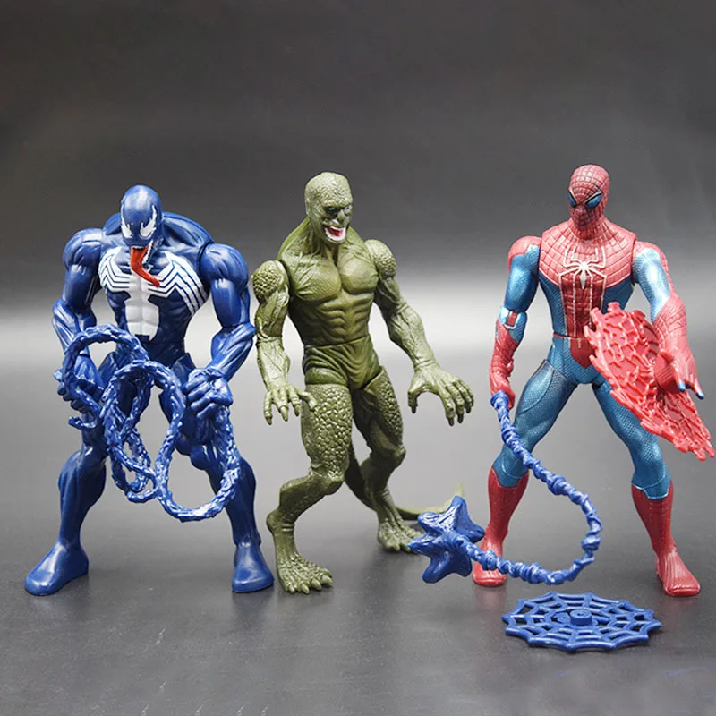 

Игрушка для мальчика, подарок на день рождения, человек-спайдерман, Веном, Офисная кукла, модель куклы, мультяшная анимационная декоративна...