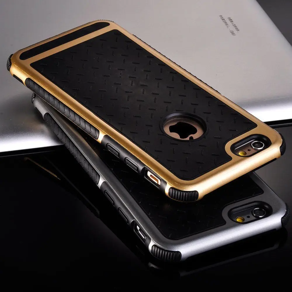 Противоударный резиновый Гибридный чехол для IPhone 7 8 6 6S Plus 5 5S SE модный жесткий