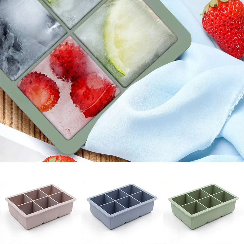 

Ice Cube Silicone Maker 6/15 Grids Ice Tray Fruit Ice Cube Maker Fruit Halloween Candy Cake Pudding Chocolate Molds Accessories