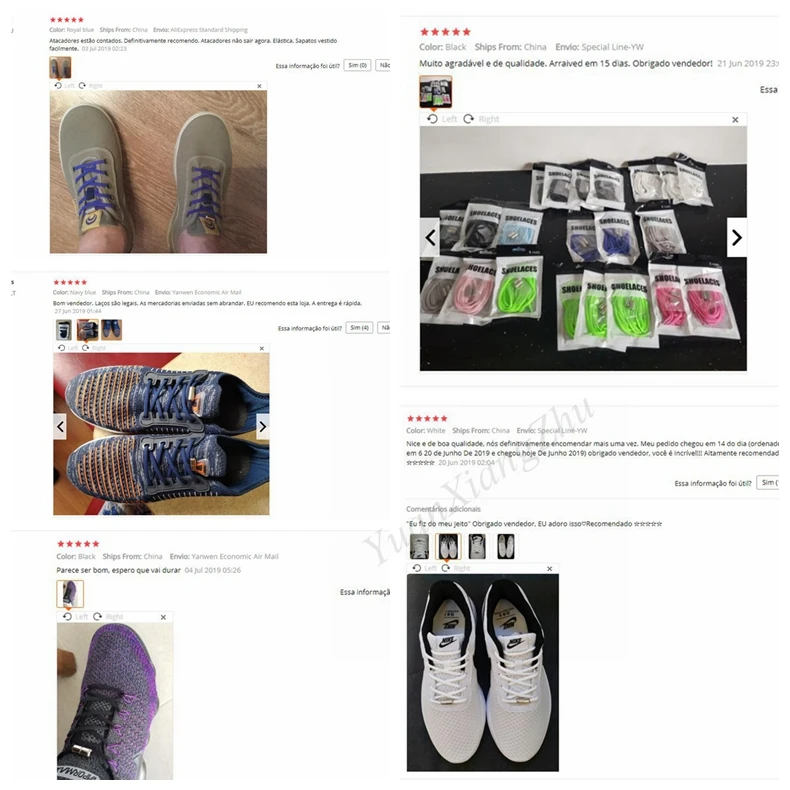 1 Pair Semicircle Quick No Tie Shoelaces Elastic laces Sneakers Shoelace Metal Lock Lazy Lace Kids Adult One Size Fits All Shoes