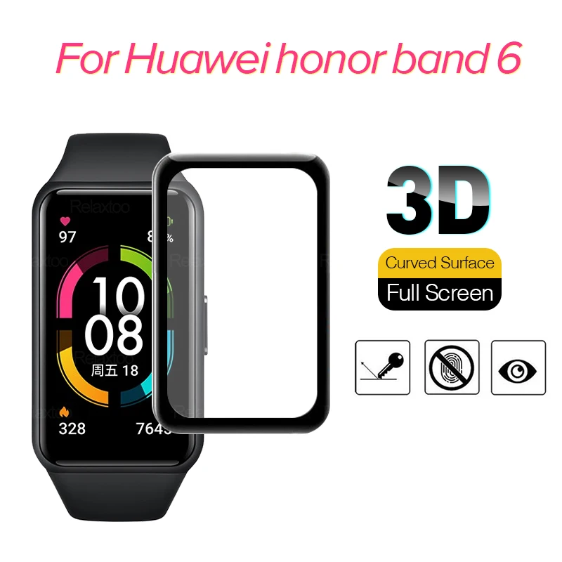 

Защитная пленка для Huawei Honor Band 6, стекло, 2 шт.