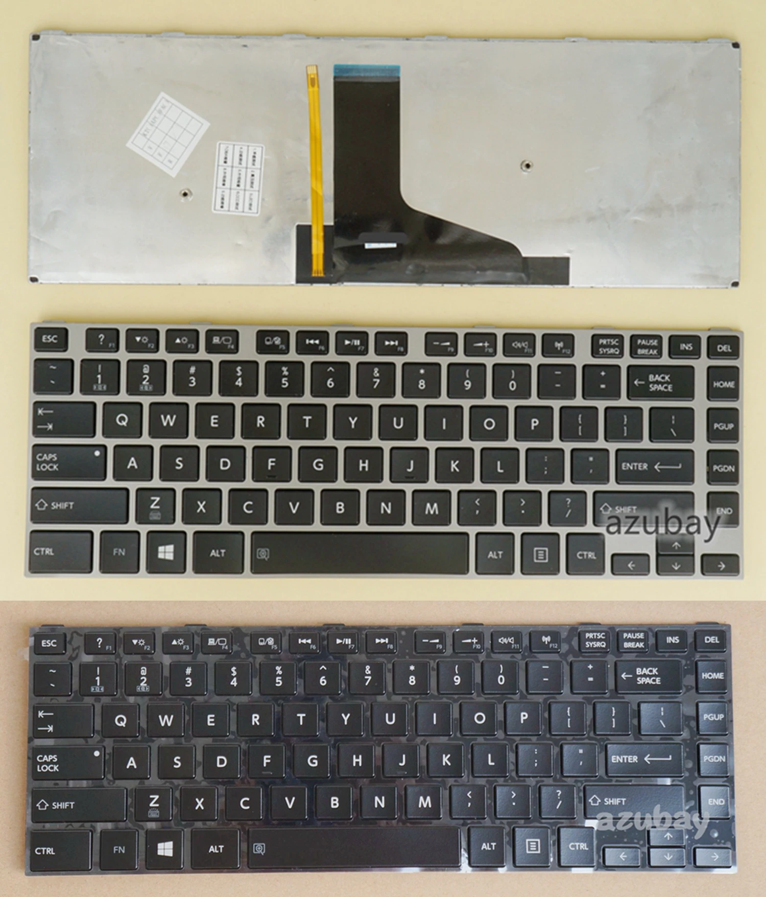 Клавиатура US для Toshiba MP-12W53USJ698 PK130WG1B00 MP-12W5, с подсветкой