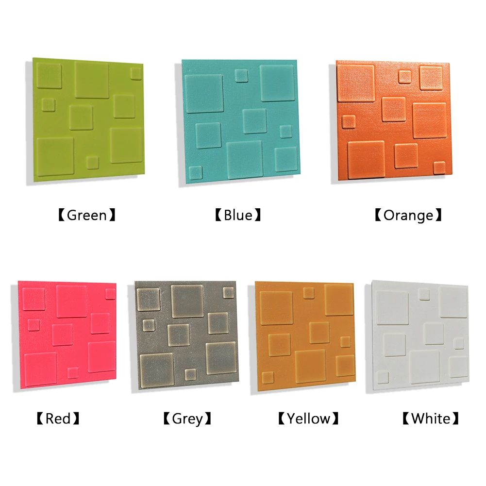

3D Brick Wall Sticker 300x300mm DIY Bedroom Decor Waterproof Self-adhesive Wall Decal Kitchen Bathroom Decor
